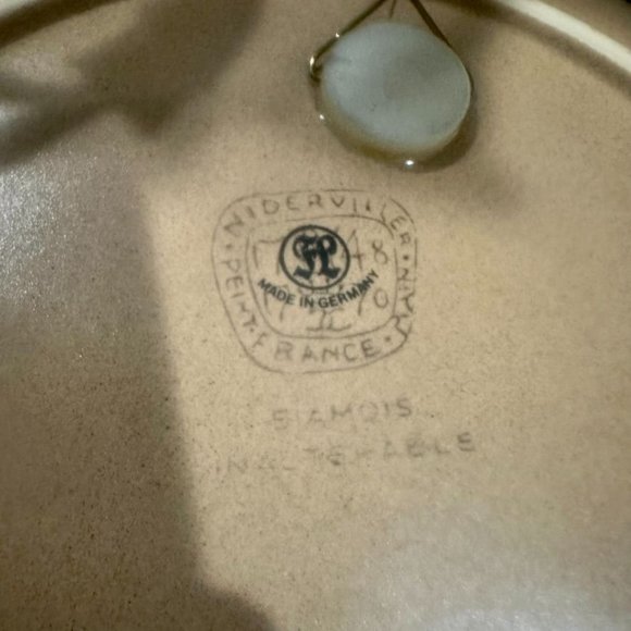 Antique Niderviller Zweibrücken Germany Earthenware Wall Plate France 1748-1770 - Picture 6 of 7